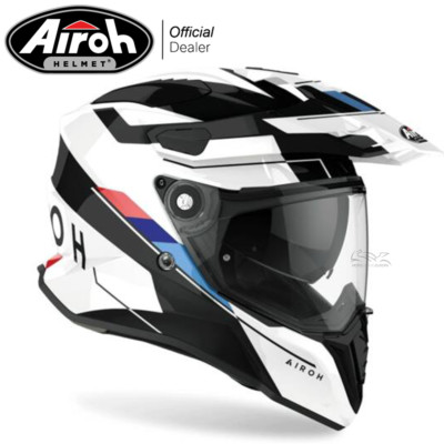 Helm AIROH Integral Full Face Größe XL 61-62 CM Commander Geschicklichkeit White