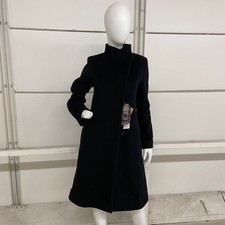 Cinzia Rocca Asymmetric Closure Wool And Cashmere Coat Women's Size 4