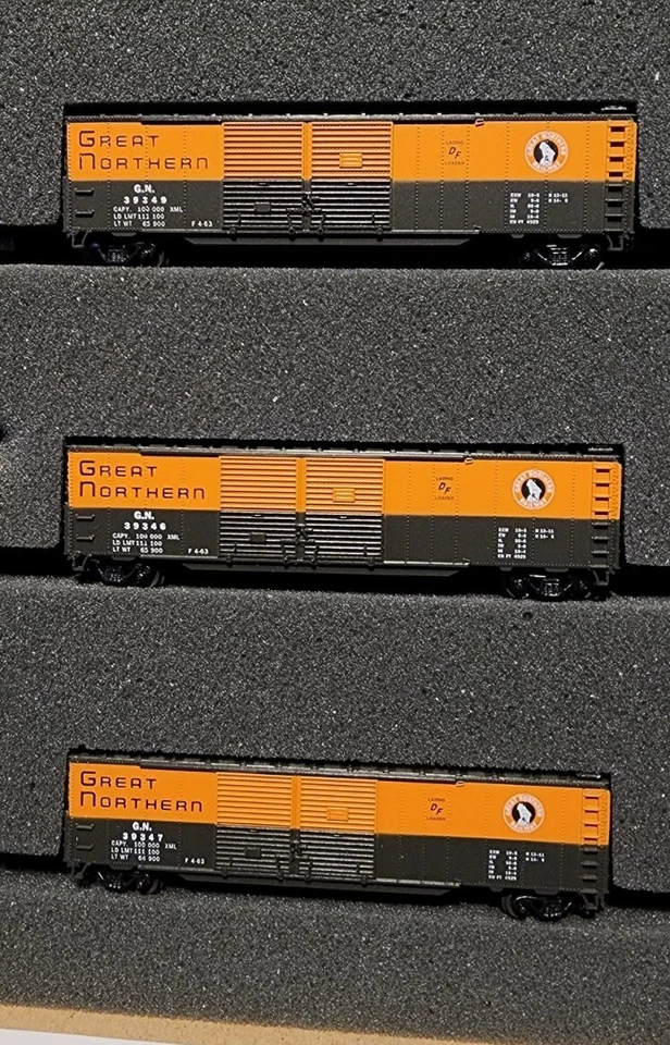 Con-Cor N Scale Special Merchandise "Loader Cars" Add on Set Great Northern - Image 4 of 4