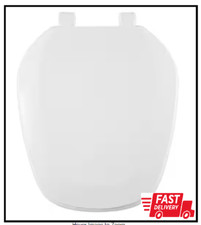 Eljer Emblem Round Toilet Seat - Classic White Design NEW