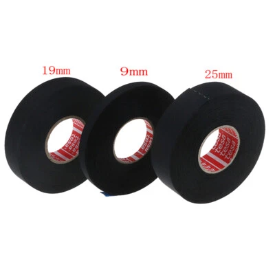 Tesa tape 51036 adhesive cloth fabric wiring loom harness 9mm x 25m 19mm x   LW❤ - Bild 1 von 4