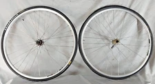 Alexrims R450 700c Road Bike Wheel Set 130/100 32S Silver Freewheel USA Shipper!