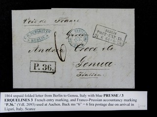 nystamps Great Britain Early Foreign Mail Cover Stamp Used £1000 G21y2952