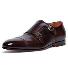 New Santoni Men's Shoes Daemons Double Monk