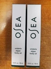 2 Pack: Osea Undaria Algae Body Oil Softens/Nourishes/Firms 0.6 oz. ea. E17B