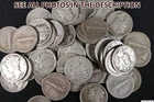 NobleSpirit Desirable $5 FV 50x Mercury Silver Dime Mixed Date Mixed Cond Lot