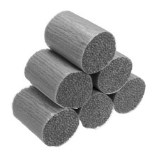 6 Rolls Latch Hook Yarn, 3mm Gray Latch Hook Kit Yarn Precut Hook Rugs Making