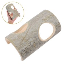Bamboo Tunnel for Hamsters Small Animal Hideout Durable Cage Toy