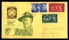 Mayfairstamps Great Britain FDC 1957 Scouts Jubilee Queen Combo First Day Cover