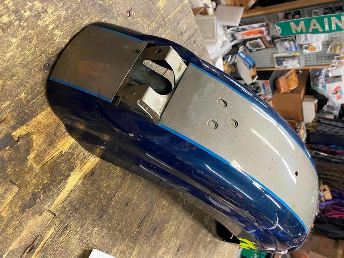 OEM Rear Fender Harley Sportster 1982-1998 Blue Silver 883 1200