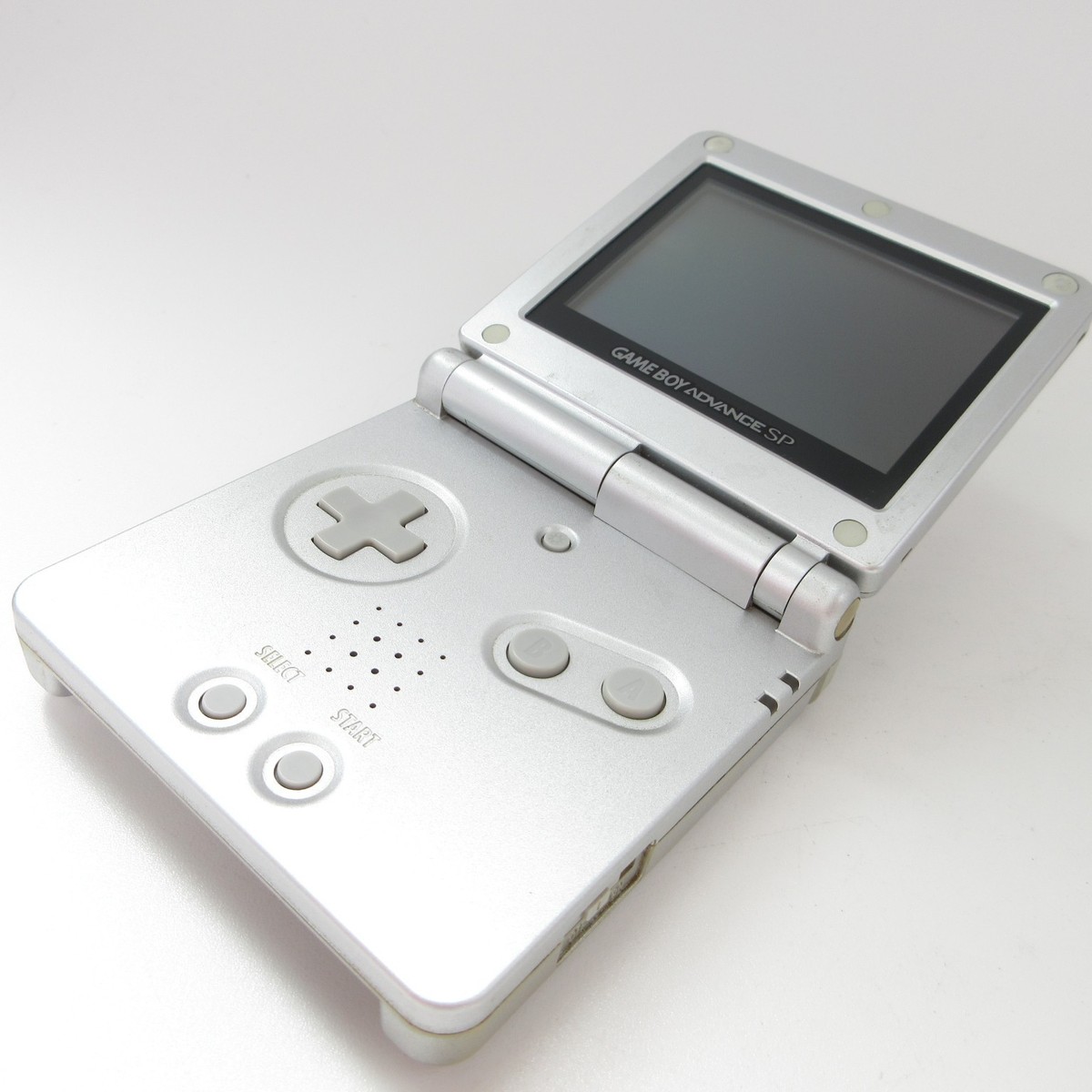 Very Good】Nintendo GameBoy Advance SP Platinum Silver GBA Console