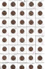 1955-S  CENT  ROLL-ORIGINAL ROLL OF CH-GEM BU 1955-S CENTS ALL CARDED