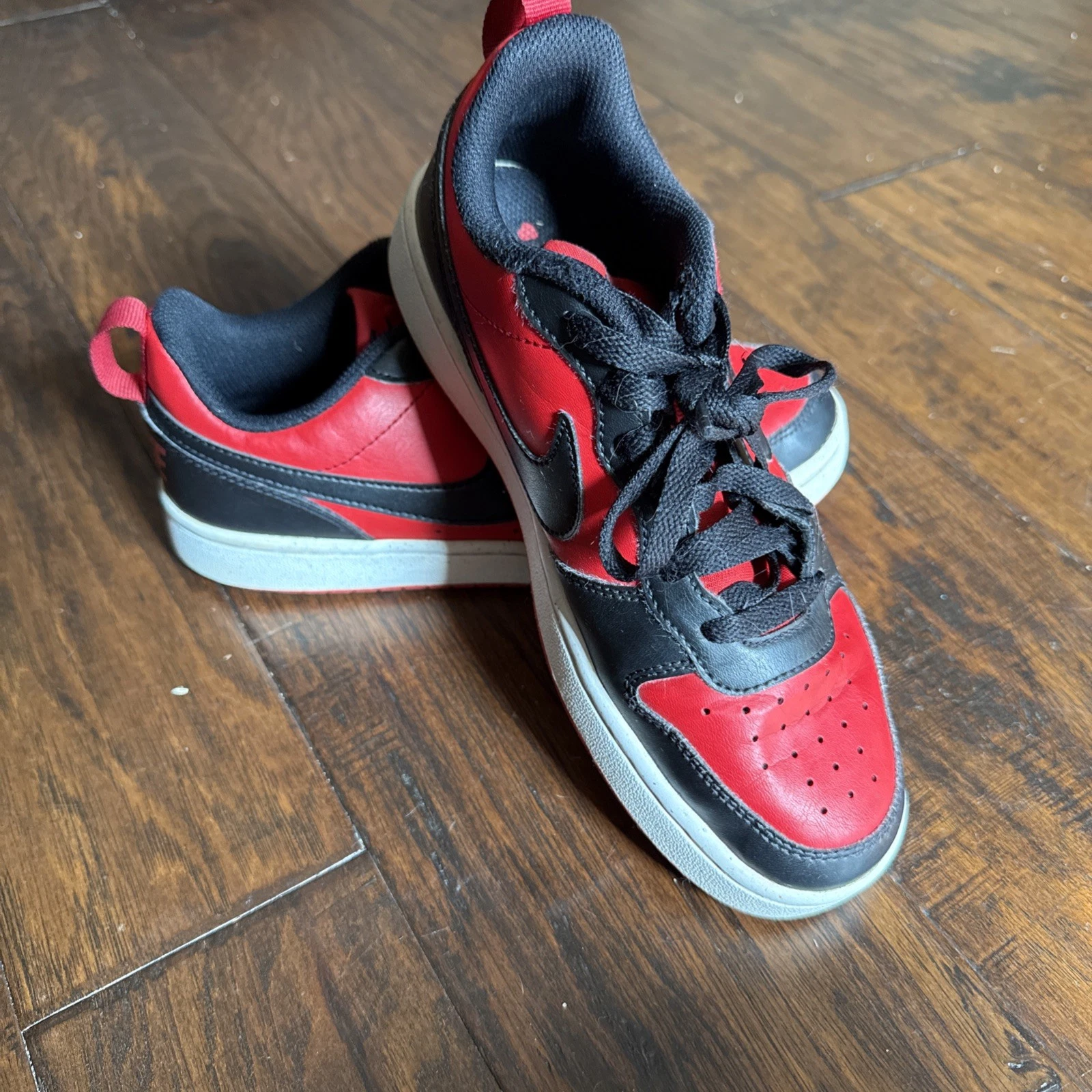 Scarpe da ginnastica Nike Court Borough basse recraft ragazzo ragazzo taglia 5 5 rosse DV5456 600