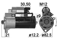 Messmer Starter 2 KW Passend FüR VW LT 28-46 II Kasten 2.5 TDI 220651A