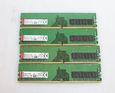 Lot 4x 4GB (16GB) Kingston KCP421NS8/4 DDR4-2133 Desktop Memory