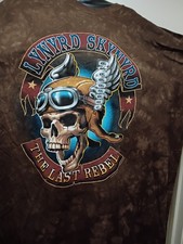 Liquid Blue LYNYRD SKYNYRD THE LAST REBEL "Bleach Splash" T-shirt 4X "BUY4 1FREE