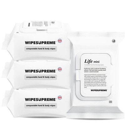 Compostable Baby Wipes, Hypoallergenic for Sensitive Skin, EWG Verified, Mois...