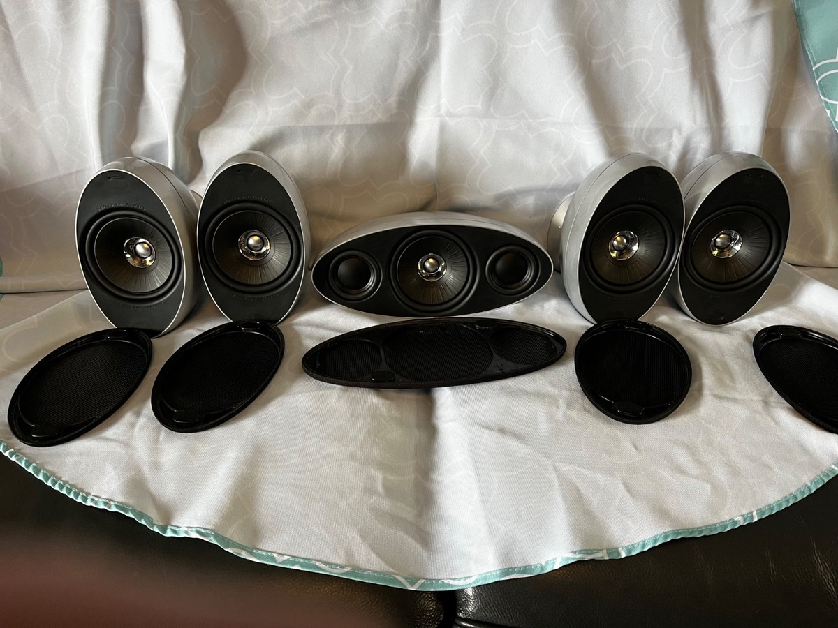 KEF サテライトスピーカー ペア HTS3001SE ケフ ダンジェリン KEF(ケーイーエフ) HTS3001BL サテライト スピーカー (ペア