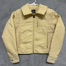 Vintage Roffe Ski Jacket Womens M Yellow Aspen Preppy Apres Ski USA Made