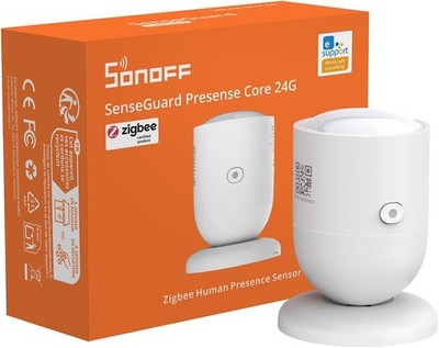 SONOFF Zigbee Presence Sensor 24GHz mmWave Radar, Zone Positioning Motion Sensor