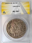 1902-S US Morgan Silver Dollar ANACS AU50