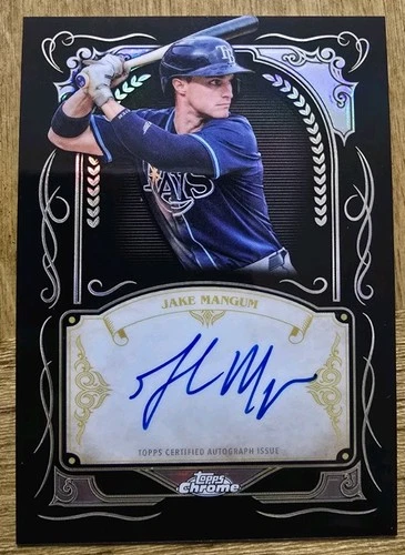 2026 Topps Chrome - Ink Strokes Jake Mangum #IS-MAN On Card Autograph Rays - Picture 1 of 2