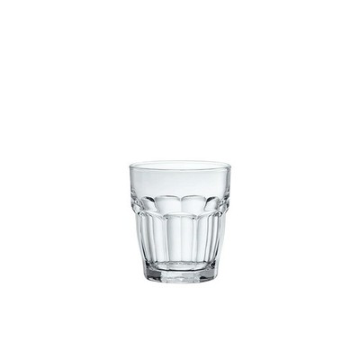 Bormioli Rocco Rock Bar Stackable Juice Glasses   Set Of 6 Dishwasher Safe
