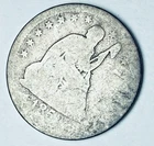 1853-P Seated Liberty US Quarter 25c ~ About Good?  ~ 172 Years Of History ~ W20