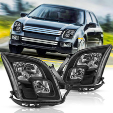 Headlights Assembly Pair for 2006 2007 2008 2009 Ford Fusion S SE SEL OE Factory
