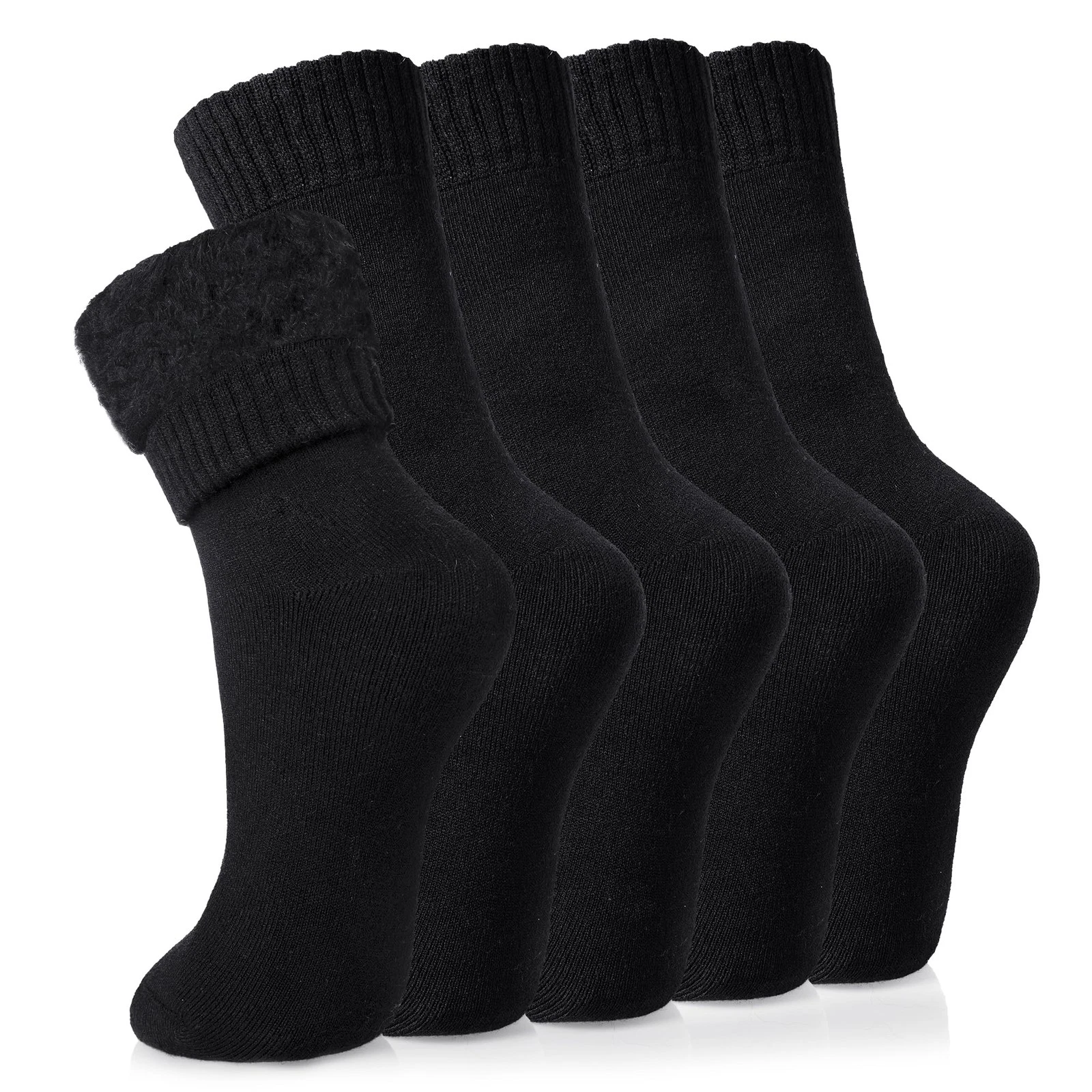 Winter Warm Thermal Socks for Women Extra Thick Insulated Heated Crew Boot So...