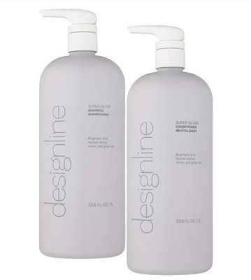 REGIS DESIGNLINE Super Silver Shampoo & Conditioner 33.8oz DUO