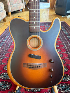 Fender Acoustasonic Telecaster 6 String Right Handed 2022 w/ Gig Bag