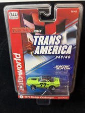 Auto World Thunderjet Sam Posey 1970 Dodge Challenger T/A HO Scale Slot Car