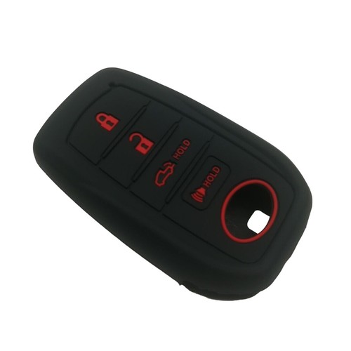Silicone Remote Smart Key Fob Case Cover Skin Fits For Toyota Tundra Venza - Picture 2 of 4