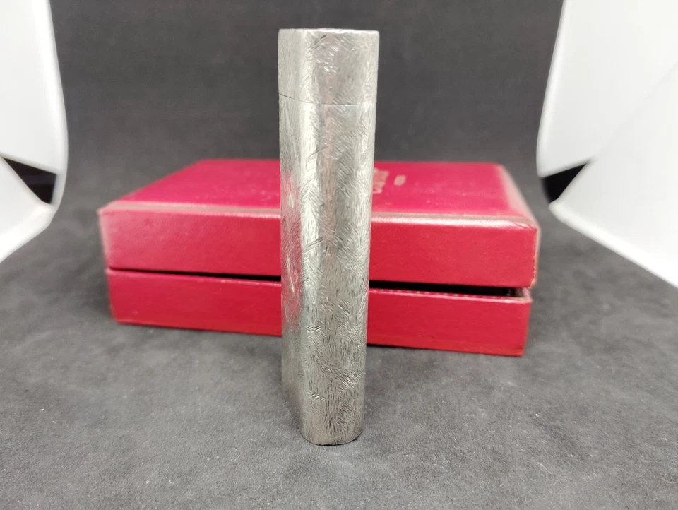 Vintage Cartier gas lighter silver oval with Box.Vol.3 - Image 3 of 4