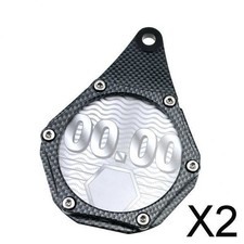 2X Universal Motorrad Metall Steuerscheibenhalter f&uuml;r Roller Atv Quad Schwarz
