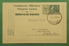 DR WHO 1958 MEXICO FDC AIRMAIL LETTER CARD w28162