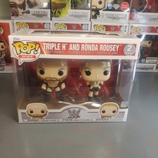 Funko POP! WWE Triple H and Ronda Rousey 2-Pack New in Original Box