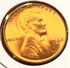 1948-S Lincoln Wheat Cent Penny GEM RED BU From an Original Bank Roll
