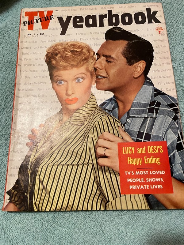 1959 TV Picture Yearbook #1 1st Issue Lucy & Desi Cover