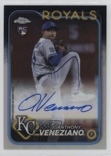 2024 Topps Chrome Rookie Refractor 477/499 Anthony Veneziano #RA-AV Auto 0z5