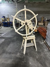 ANTIQUE GREENERD ARBOR PRESS 3 1/2 TON HUGE WHEEL