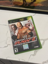 WWE Raw 2 : Ruthless Aggression (Microsoft Xbox, 2003) Complete With Manual