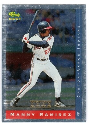 1993 CLASSIC BEST BASEBALL YG18 YOUNG GUNS MANNY RAMIREZ INDIANS MINOR LEAGUE