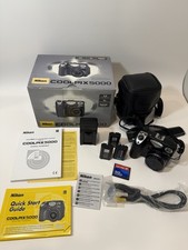 Nikon COOLPIX 5000 Black Digital Camera Tested Excellent Condition In Box