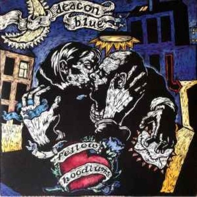 Deacon Blue Fellow Hoodlums + 3 BOOKLETs Columbia Vinyl LP
