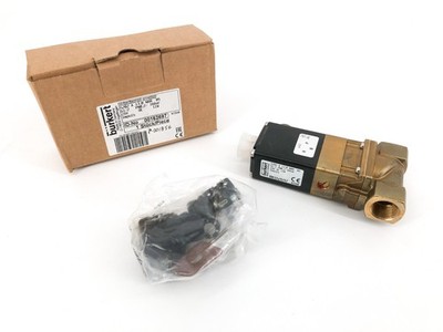 New Burkert 00162697 Solenoid Valve 5282 A 13,0 NBR MS G1/2 0.2-16bar 24VDC 11W