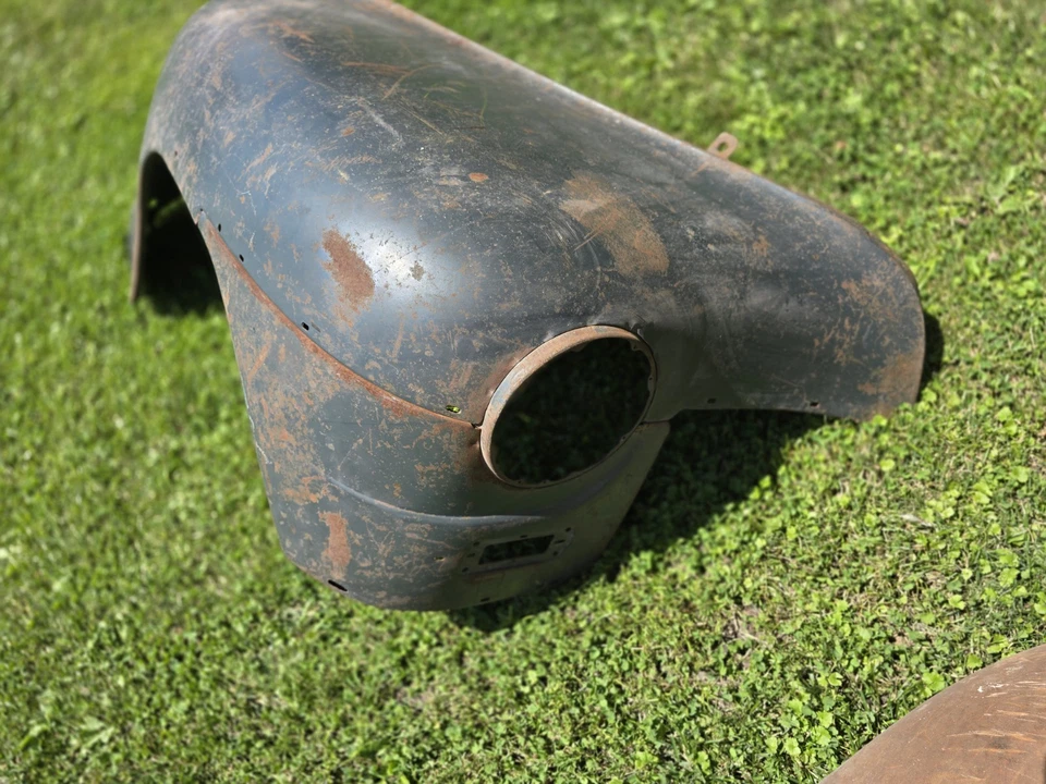 1946 1947 1948 NOS MOPAR GUARDABARROS PLYMOUTH P15 Special Deluxe EE. UU. DIESTRO FRT LH RR Foto 2 de 4