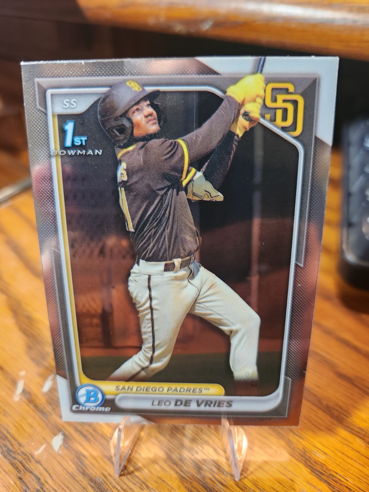 2024 Bowman Chrome - Prospects Leo De Vries #BCP-179 (RC)
