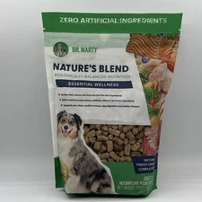 Dr. Marty Nature's Blend Freeze-Dried Raw Dog Food Essential Wellness 16oz